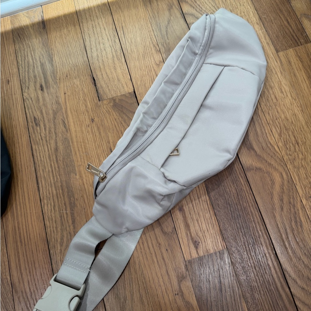Cream Belt Bag